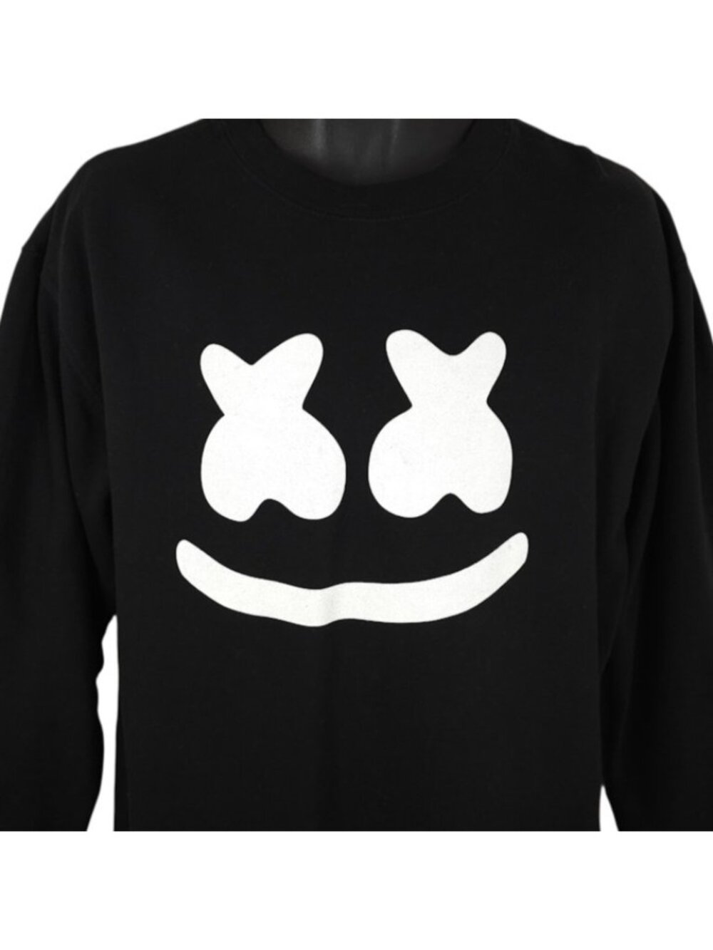 Marshmello Sweatshirt Mens Size Large Black DJ Record Producer